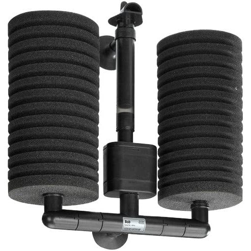 BOB - DOPPEL-BIO SCHWAMMFILTER MAXI MIT PUMPE 22 X 8 X 24.5 CM - GarnelenTv-Shop