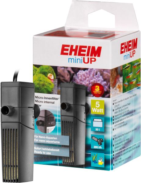 Eheim miniUP – Aquarienfilter für das Aquarium bei AquascapingForLife