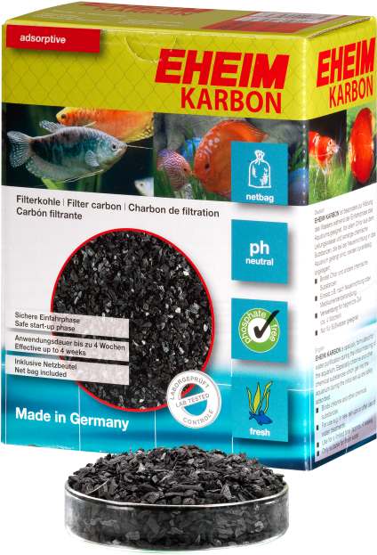 Eheim KARBON + Netzbeutel – Filtermedium für das Aquarium bei AquascapingForLife