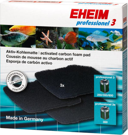 Eheim Aktivkohlematte (3 Stk) 2271/73/75, – Filtermedium für das Aquarium bei AquascapingForLife