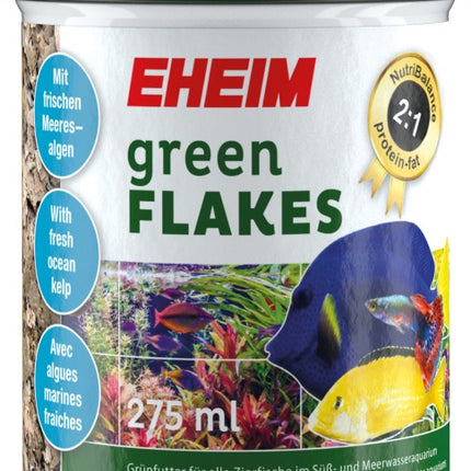 Eheim green FLAKES 275ml – Fischfutter für das Aquarium bei AquascapingForLife