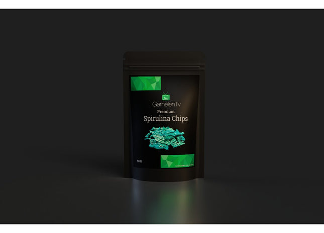 Premium Spirulina Chips 50g - GarnelenTv-Shop