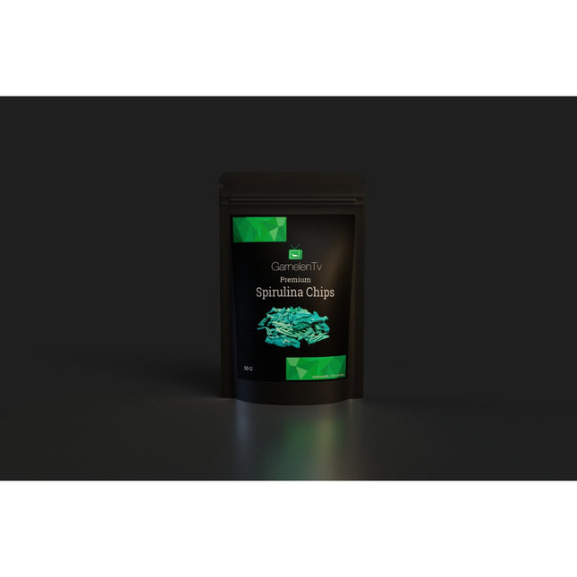 Premium Spirulina Chips 50g - GarnelenTv-Shop